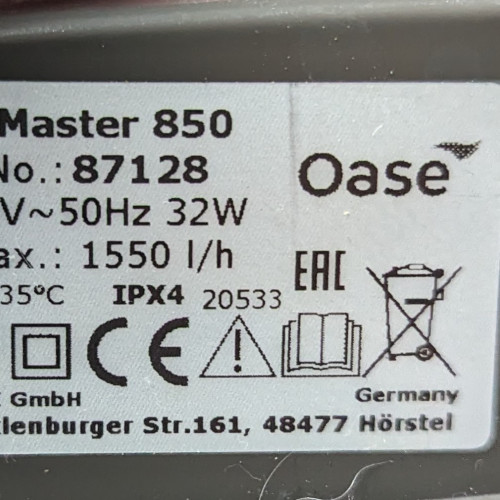 OASE BioMaster Thermo 850 – filtre externe
