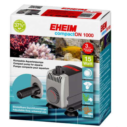 EHEIM Pompe submersible pour aquarium CompactON 1000 Compact ON 1000 ref 1022220