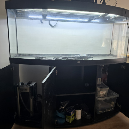 Aquarium Juwel vision 450 litres avec son meuble tout équipé