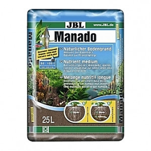 JBL - Substrat de Sol Naturel Manado Noir pour Aquarium - 3L