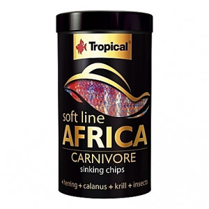 Chips coulantes pour omnivores et carnivores d’Afrique SOFT LINE AFRICA CARNIVORE 250ml