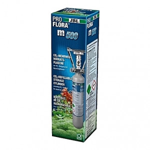 Kit CO2 complet (bouteille rechargeable) JBL Proflora m500 Silver - 500g (aquarium <400L)